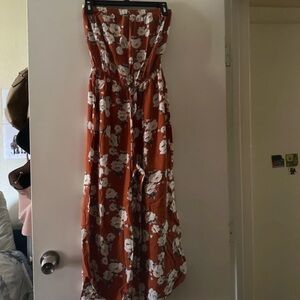 Floral jumpsuit
